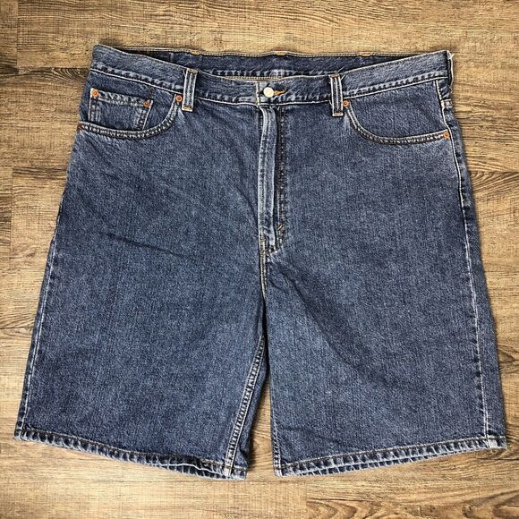 Levi's 505 Vintage Relaxed Fit Jean Shorts Men's Size 42 Jhorts - Picture 2 of 9